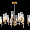 Потолочный светильник ILLUMICO IL5177-6+6PLS-29 BRASS TUBO - фото маленькое 1