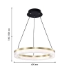 Подвесной светодиодный светильник Favourite Cirkler 4400-4P - фото маленькое 2