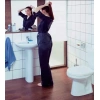 Комплект Раковина Santek Анимо 55 + Смеситель Rossinka Y Y35-22 для раковины + Пьедестал для раковины Santek Анимо WH110587 + Сифон - фото маленькое 7