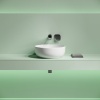 Накладная раковина Ceramicanova Taycan CN12003 37х37 глянцевая белая - фото маленькое 4