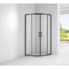 Душевой уголок Cezares Eco O R 2 90 C NERO (ECO-O-R-2-90-C-NERO) - фото маленькое 2