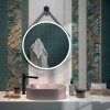Накладная раковина KERAMA MARAZZI Vento 50 мальва матовая (VE.wb.50\MAL) - фото маленькое 6