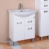 Тумба с раковиной Onika Балтика 60 белый - фото маленькое 3