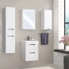 Зеркало-шкаф Aquaton Сильва 50 с подсветкой светлое дерево (1A215502SIW7L) - фото маленькое 4