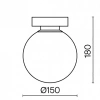 Накладной светильник Maytoni Basic form MOD321WL-01B - фото маленькое 2