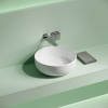 Накладная раковина Ceramicanova Taycan CN12003 37х37 глянцевая белая - фото маленькое 7