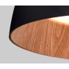 Потолочный светильник Delight Collection C0207-500A black/wood - фото маленькое 2