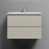 Тумба под раковину Sancos подвесная Snob T 70 Beige Soft SNT70CE - фото маленькое 1