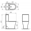 Чаша напольного унитаза BelBagno Acqua без сиденья белый (BB340CPR) - фото маленькое 6