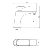 Смеситель для раковины BelBagno Marino LVM-CRM-W0 хром (MARINO-LVM-CRM-W0) - фото маленькое 2