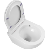 Унитаз подвесной BelBagno Sfera-r BB046CH-TOR безободковый, крышка BB870SC с микролифтом - фото маленькое 7