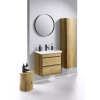 Зеркало круглое Aqwella Fargo 60 черное (RM0206BLK) - фото маленькое 2