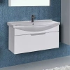 Тумба с раковиной Dreja.Eco Laguna 105 белая - фото маленькое 1