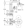 Душевая стойка Grohe Tempesta Cosmopolitan 27922001 - фото маленькое 8