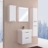 Зеркало-шкаф Aquaton Сильва 60 с подсветкой светлое дерево (1A216202SIW70) - фото маленькое 4