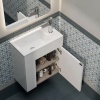 Тумба под раковину KERAMA MARAZZI Lato 50 подвесная, белая (LAT.50.1\WHT) - фото маленькое 3