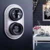 Розетка с заземлением Werkel Ретро черный W5671008 4690389166808 - фото маленькое 2