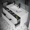 Тумба под раковину без столешницы Sancos Urban 89 см белый глянец (UR90W) - фото маленькое 3