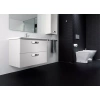 Тумба для комплекта Roca Gap 80, белая матовая (ZRU9302732) - фото маленькое 3