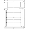Полка Fbs Esperado (ESP 042) - фото маленькое 2