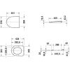 Чаша для унитаза подвесного Duravit D-Neo 2577090000 - фото маленькое 14