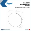 Зеркало в ванную с подсветкой Teymi, круглое, Oreol D70 LED сенсор T20241S - фото маленькое 14