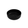 Накладная раковина Ceramicanova Taycan CN12003MB 37х37 матовая черная - фото маленькое 1