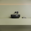 Накладная раковина Ceramicanova Taycan CN12003MB 37х37 матовая черная - фото маленькое 2