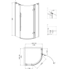 Душевой уголок Grossman Style GR-5090 - фото маленькое 3