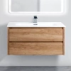 Тумба с раковиной BelBagno Kraft 100 rovere nebrasca nature - фото маленькое 1