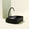Накладная раковина Ceramicanova Element CN6053MB черная матовая - фото маленькое 5