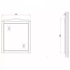 Зеркало Belbagno Novanta 86х102 коричневое (BB01S/ACA) - фото маленькое 2
