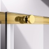 Душевой уголок Vincea Slim-N VSS-4SN900CLG 90х90, профиль брашированное золото, стекло прозрачное - фото маленькое 3