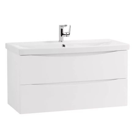 Тумба с раковиной belbagno marino 100 bianco opaco