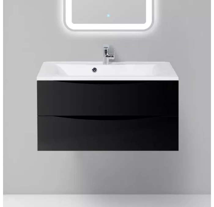 Тумба с раковиной belbagno marino 70 bianco lucido