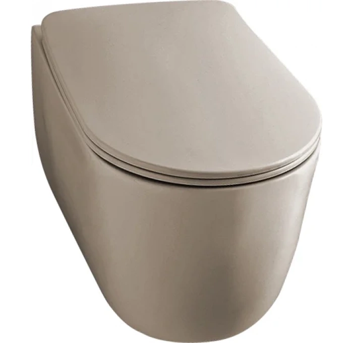 Унитаз с установкой бежевый - 98 фото