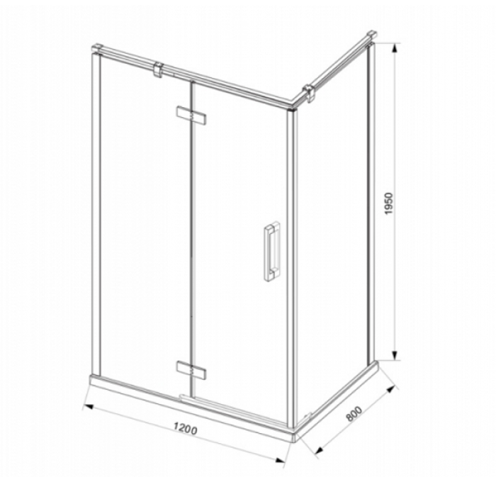Размеры душевых кабин прямоугольных. Душевой уголок 120х80 Grossman. Bravat BS120.3101A.