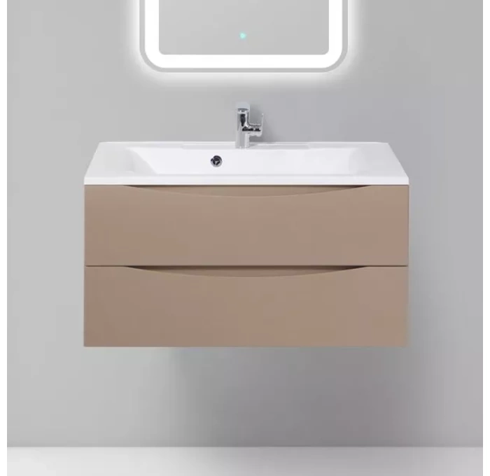 Тумба с раковиной belbagno marino 90 bianco lucido