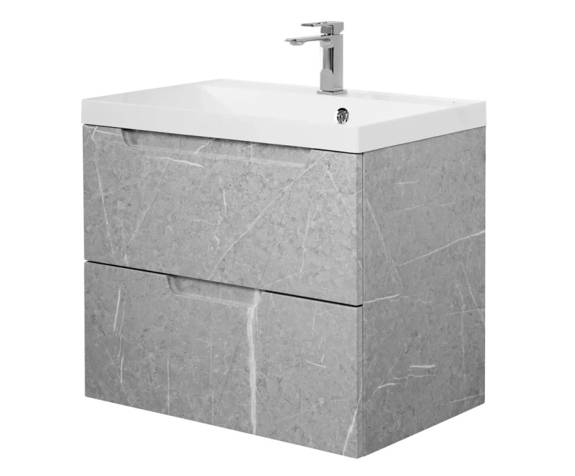 Тумба под раковину BelBagno Vittoria 80 серый (VITTORIA-800-2C-SO-TB-P) - фото 3