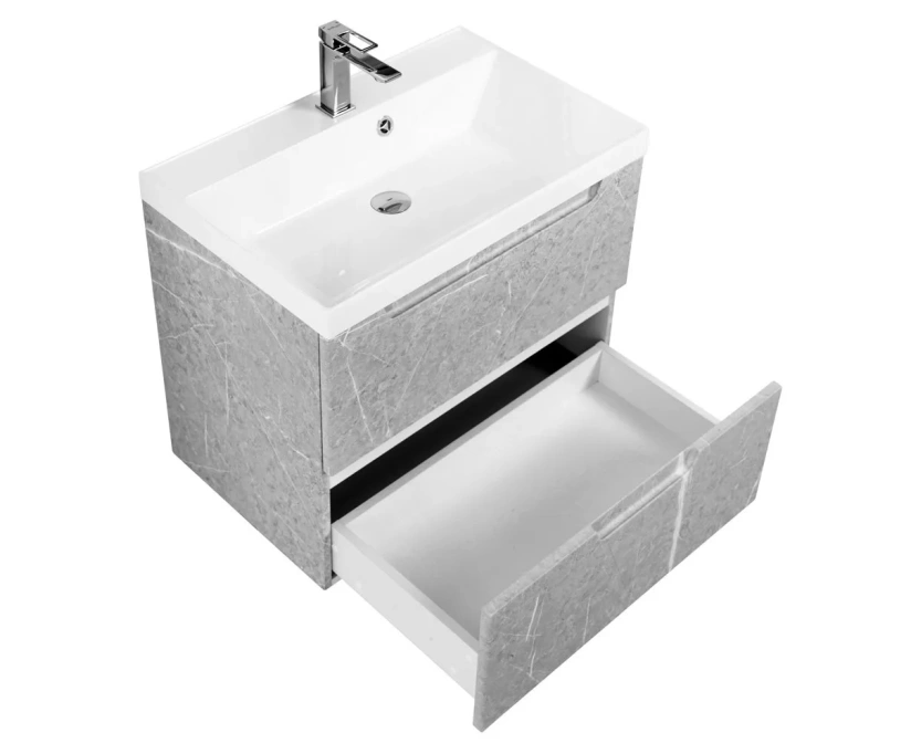 Тумба под раковину BelBagno Vittoria 80 серый (VITTORIA-800-2C-SO-TB-P) - фото 5