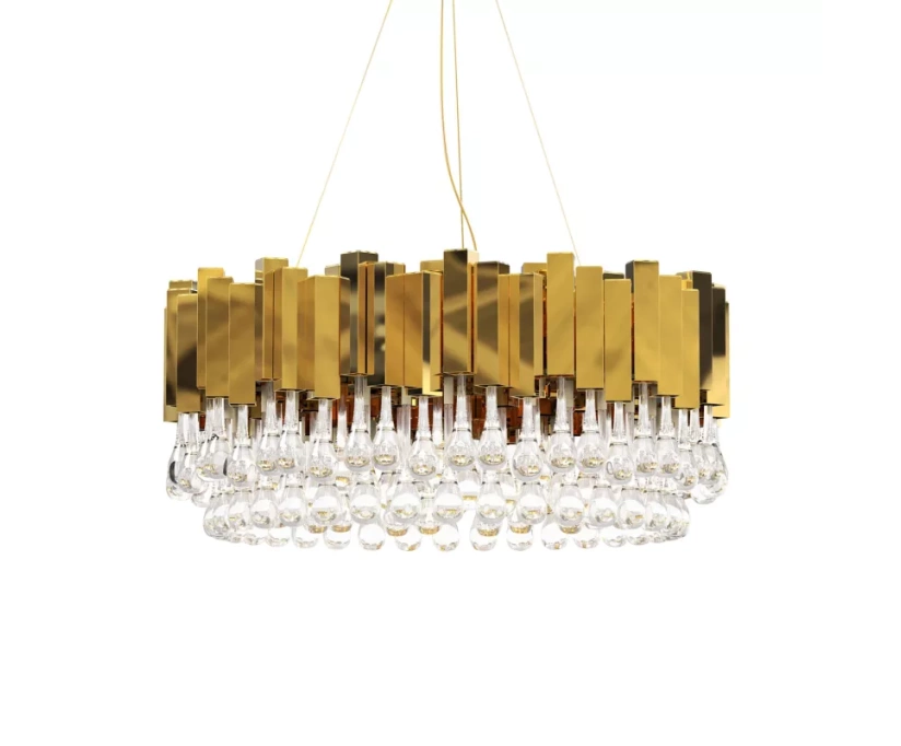 Подвесная люстра Delight Collection Trump KM0988P-16 gold - фото 1