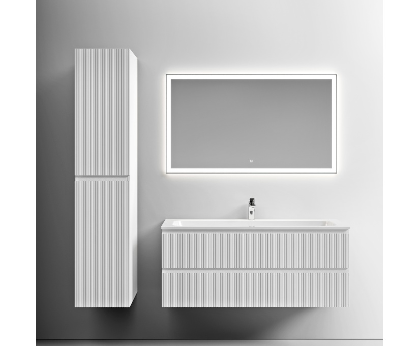 Мебель для ванной комнаты Sancos Snob T 120 см, bianco, раковина CN7017 - фото 1