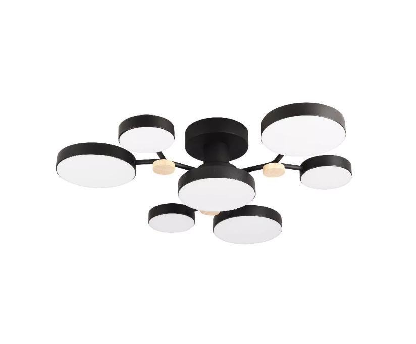 Потолочная люстра LED4U L3201-700 BK - фото 1