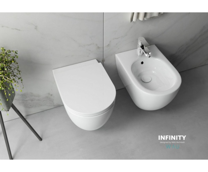 Биде подвесное ISVEA Infinity белый матовый 10NF41001SV-2L - фото 5
