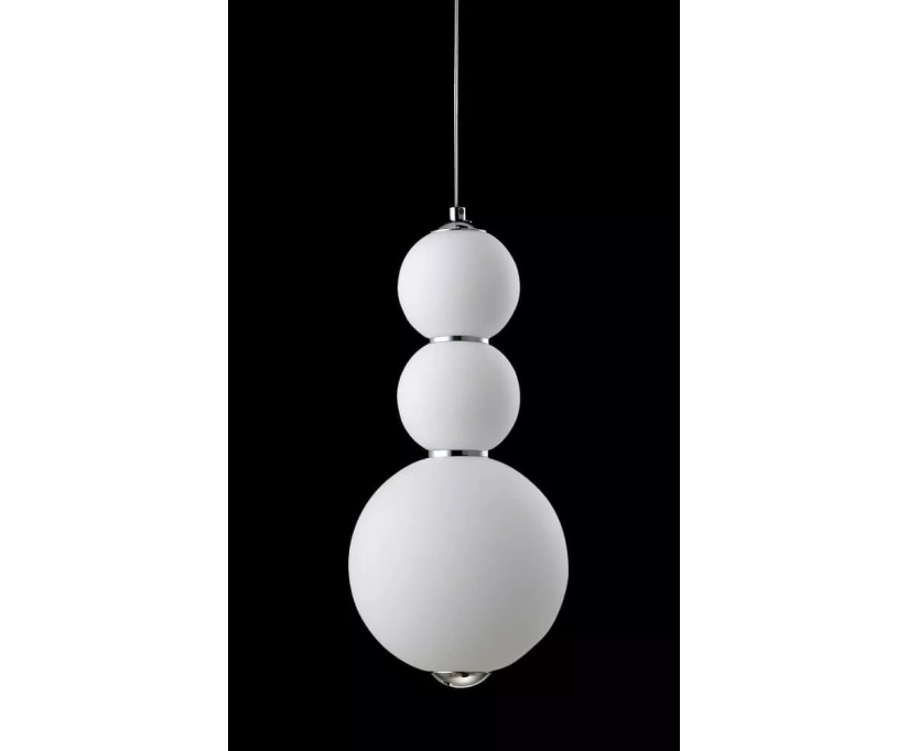Подвесной светодиодный светильник Crystal Lux Desi SP3 Chrome/White - фото 2