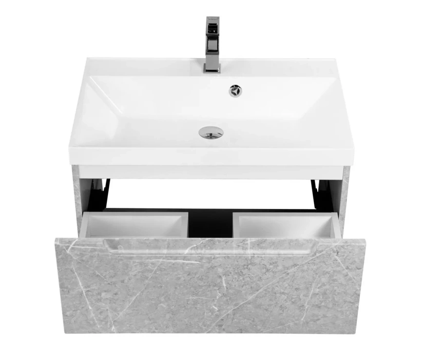Тумба под раковину BelBagno Vittoria 80 серый (VITTORIA-800-2C-SO-TB-P) - фото 7
