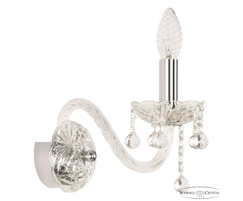 Бра Bohemia Ivele Crystal 108B/1/165 Ni - фото 1