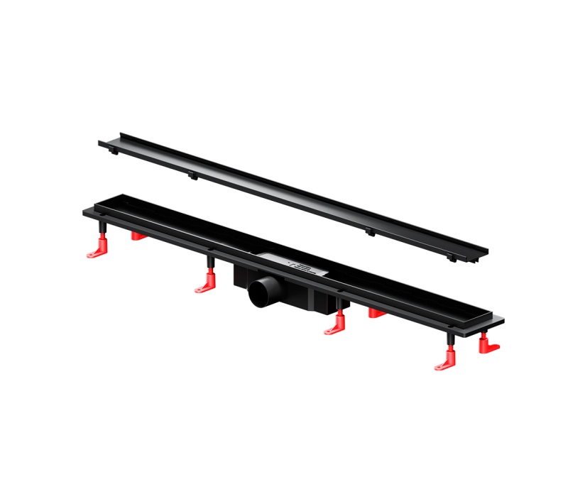 Душевой трап (лоток) AM.PM PrimeFlow Tile 90 см, черный матовый (W02SC-U11-090-04BM) - фото 21