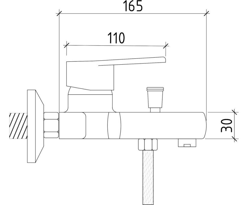 Смеситель для ванны с душем Teymi Ritta T10207 хром - фото 13