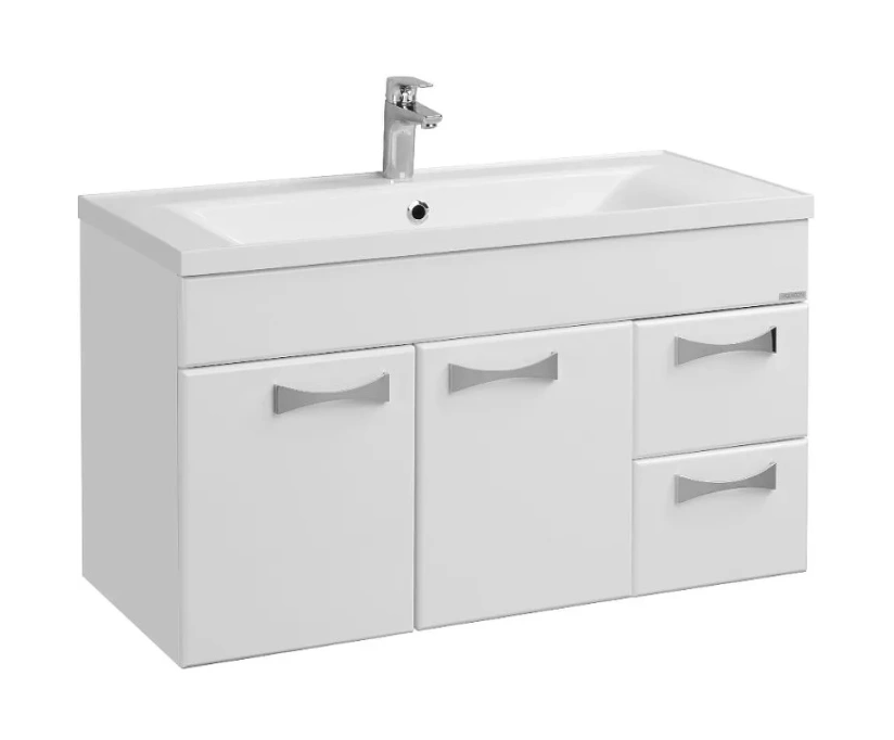 Тумба с раковиной Aquaton Диор 100 белый (1A1677K3DR010) - фото 1